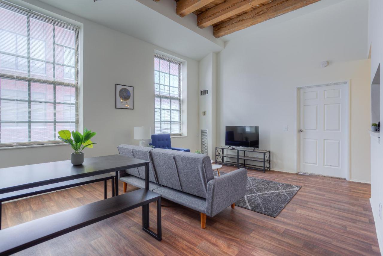 Frontdesk I River Place Apts Rivertown Detroit Leilighet Rom bilde